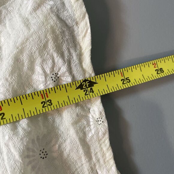 R.Vivimos Milkmaid Puff Sleeve Floral Ruffled Coquette Swing Mini Dress Size 0/2 - Picture 12 of 12